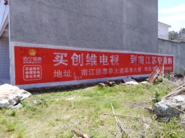 佛坪墙体广告公司全面解决农村墙体广告痛点