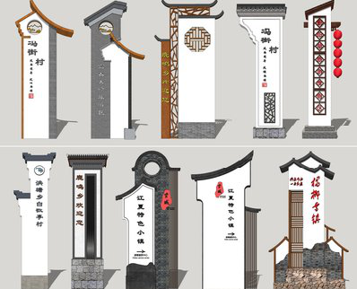 佛坪美丽乡村标识标牌有哪些分类？